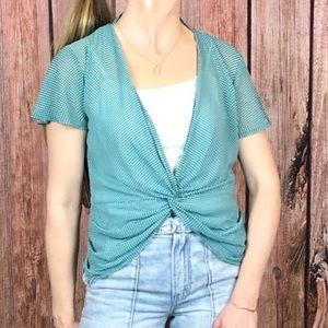 🌸 2 for $12! Sheer Polka Dot Top